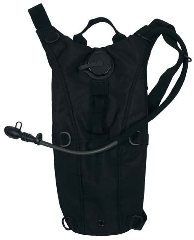 Vattenryggsäck, 2,5L, "Extreme", svart