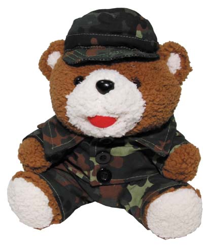 Teddybjörn i arméuniform ;)