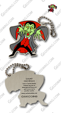 Count Cacheula Travel Tag