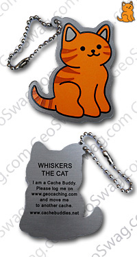 Whiskers the cat, tag