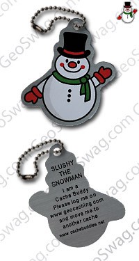 Slushy the snowman, tag