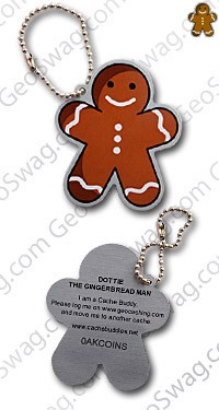 Dottie the gingerbread man, tag