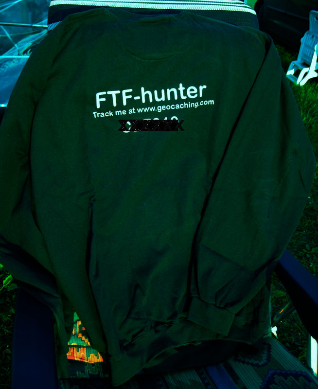Collegetröja FTF-hunter, grön, L, trackable
