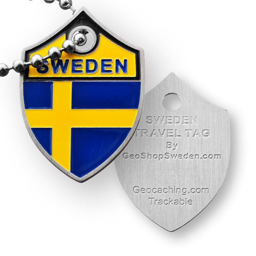 Sweden travel tag